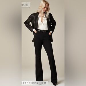 J.Crew Bootcut jean in true black